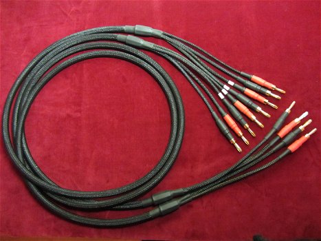 Luidsprekerkabels High End Bi-wire / Bi-amp 4 x 4 mm² - 1