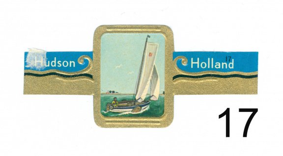 Hudson - Serie Zeilboten (blauw 1-24) - 1