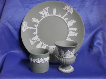 Jasperware ,WEDGWOOD,England .diversen items. - 1