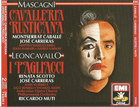 Riccardo Muti - Mascagni*, Caballé*, Carreras*, Manuguerra*, Leoncavallo*, Scotto*, Nurmela*, Ambr - 1