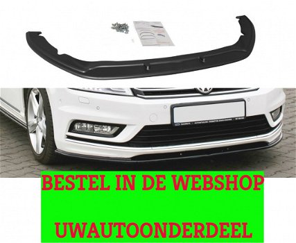 Passat B7 R Line Voorspoiler Spoiler Splitter V1 Tdi Tsi Dsg - 1