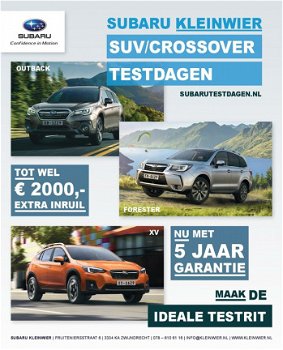 Subaru Forester - KOOP GEEN FORESTER VOORDAT JE KLEINWIER HEBT BEZOCHT - 1