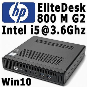 HP EliteDesk 800 G2 Mini - Intel i5 @ 3.6Ghz 8GB 320GB Win10 - 2