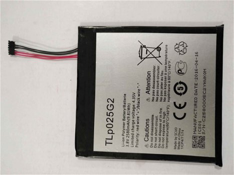 Batteria Alcatel TLp025G2 Note di alta qualità 2580MAH/9.8Wh - 1