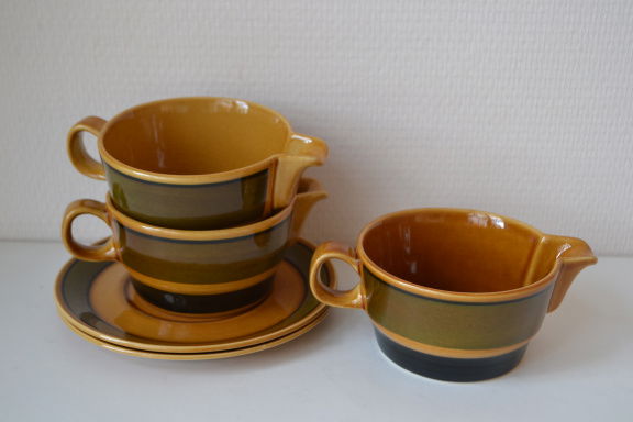 Vintage Stavangerflint Norway servies. - Afbeelding 3