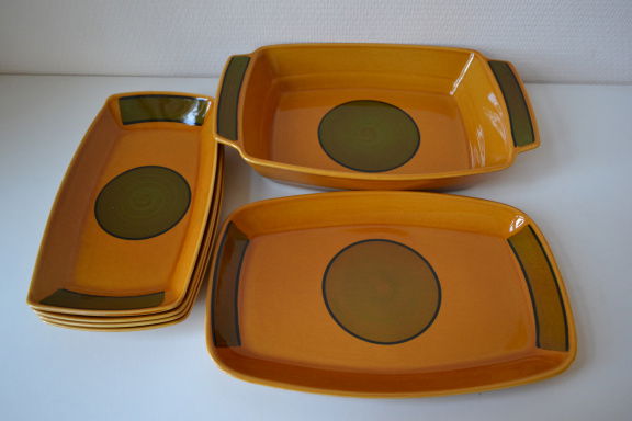 Vintage Stavangerflint Norway servies. - Afbeelding 4