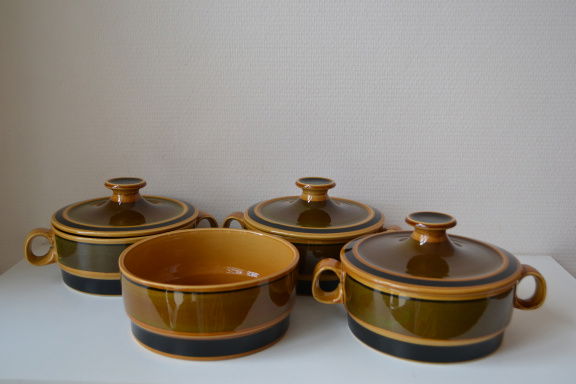 Vintage Stavangerflint Norway servies. - Afbeelding 7