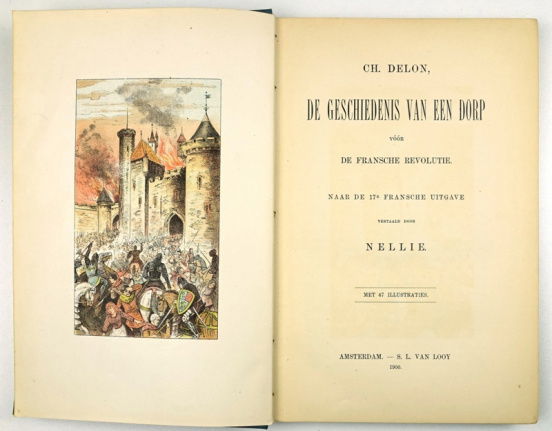 Geschiedenis van een Dorp vóór de Revolutie 1900 Ch. Delon - Afbeelding 3