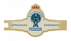 Abonné - Reclamebandje Machinefabriek Volharding, Appingedam-Groningen (eitje, stemt tevrêe)