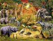 Ravensburger - Gathering at the Waterhole - 2000 Stukjes Nieuw - 1 - Thumbnail