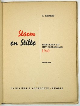 Storm en Stilte Indrukken uit het Oorlogsjaar 1940 WO 2 - 3