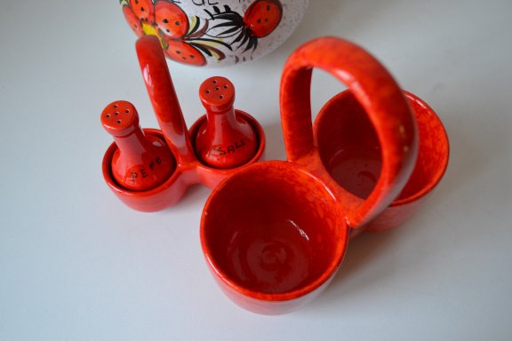 Vintage serviesgoed made in Italy. - Afbeelding 3