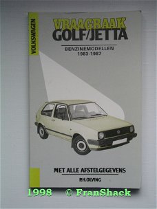 [1998] Vraagbaak VW GOLF / JETTA benzinemodellen 1983-1987, Olving, Kosmos