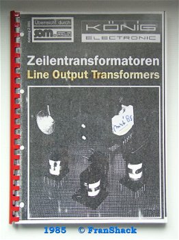 [1985] Line output Transformers, Katalog , König Electronic/ SOM+ASWO - 1