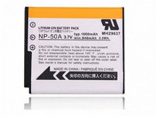 Fujifilm NP-50 Batteria Fujifilm NP-50A F665 F750 F75 F100 F900 XF1 X10 X20 F85