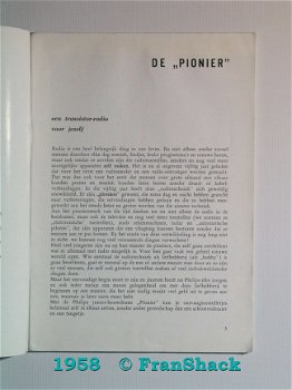 [1958] Junior transistor radio, 'Pionier II', Philips - 2