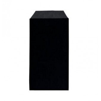 Papieren kraft zakjes zwart 7x10cm 100 stuks groothandel - 1