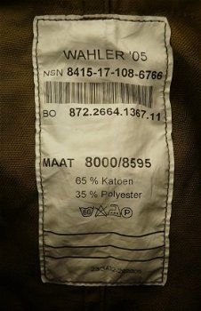 Tank Overall, Woodland Camouflage, Koninklijke Landmacht, Maat: 8000/8595, 2005.(Nr.2) - 3