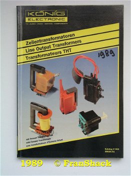 [1989] Line output Transformers, Katalog , König Electronic - 1