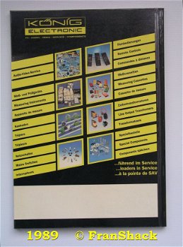 [1989] Line output Transformers, Katalog , König Electronic - 3