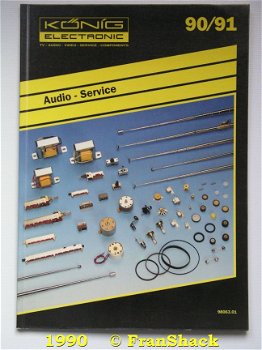 [1990] Audio-service, Katalog 1990-1991, König Electronic - 1