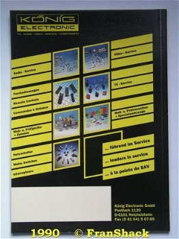 [1990] Audio-service, Katalog 1990-1991, König Electronic - 3