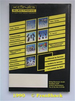 [1990] TV-service, Katalog 1990-1991, König Electronic - 3