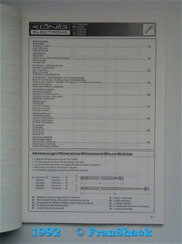 [1992] Audio-service, Eurokatalog 1992, König Electronic/ SOM-ASWO - 2