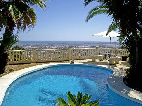 Málaga, Costa del Sol, appartament in villa met privé zwembad en schitterend uitzicht, wifi - 1