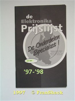 [1997] De Elektronika Prijslijst '97/'98, De Onderdelen Specialist! - 1