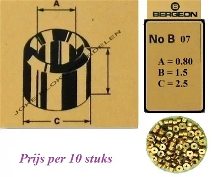 = Bergeon bouchons = B 07 = Brons 31844 - 0