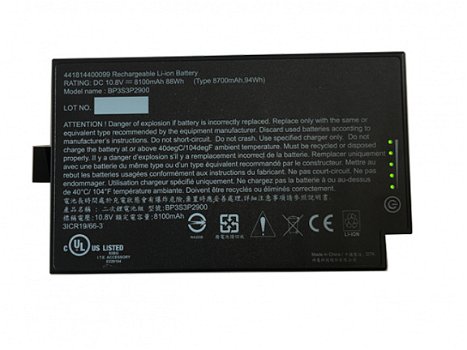 Batteria 8100mAh 44184400099 per Getac B300 B300X BP3S3P2900(P) - 1