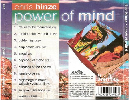 CD Chris Hinze Power of mind - 2