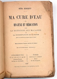 [Hydrotherapie] Kneipp 1890 Ma Cure d’Eau