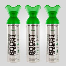 3 Pack Boost Zuivere Zuurstof in Handige Flessen!