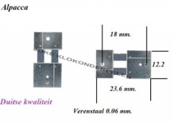 === Slingerveer staande klok = nieuw === 38630