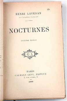Lavedan 1899 Nocturnes - Calmann-Lévy - 5