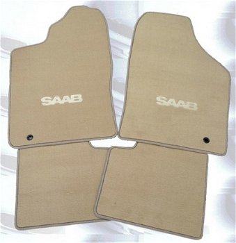 Automatten Voor uw Saab 95 met logo - 4