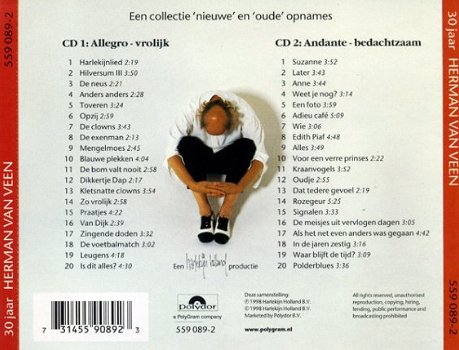 2CD Herman van Veen - Zo nu en dan - 1