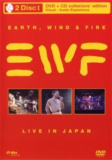 Earth Wind & Fire - Live In Japan (DVD+CD Collector's Edition)  Nieuw/Gesealed