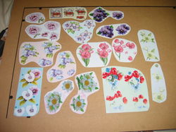 3D plaatjes --- BLOEMEN --- 10 VERSCHILLENDE PLAATJES ---> SET 4