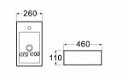 Sanifun wastafel Helmuth 455 x 260 x 120 mm - 2 - Thumbnail