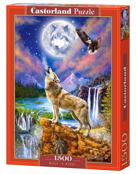 Castorland - Wolf's Night - 1500 Stukjes - 2