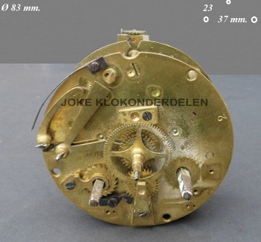 = Pendule uurwerk voor onderdelen = 38858 - 0