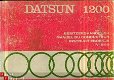 Nissan Datsun Motor Co	Datsun 1200, instructieboekje - 1 - Thumbnail