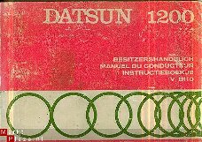 Nissan Datsun Motor Co	Datsun 1200, instructieboekje