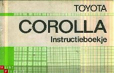 Toyota	Toyota Corolla, Instructieboekje