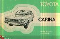 Toyota	Toyota Carina, Handleiding voor de gebruiker - 1 - Thumbnail