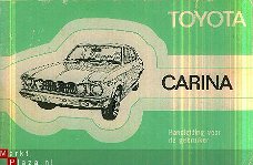 Toyota	Toyota Carina, Handleiding voor de gebruiker