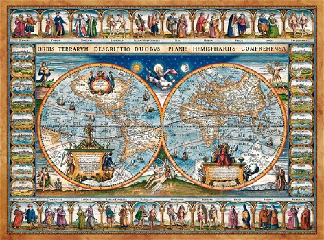 Castorland - Map of the World, 1639 - 2000 Stukjes Nieuw - 1